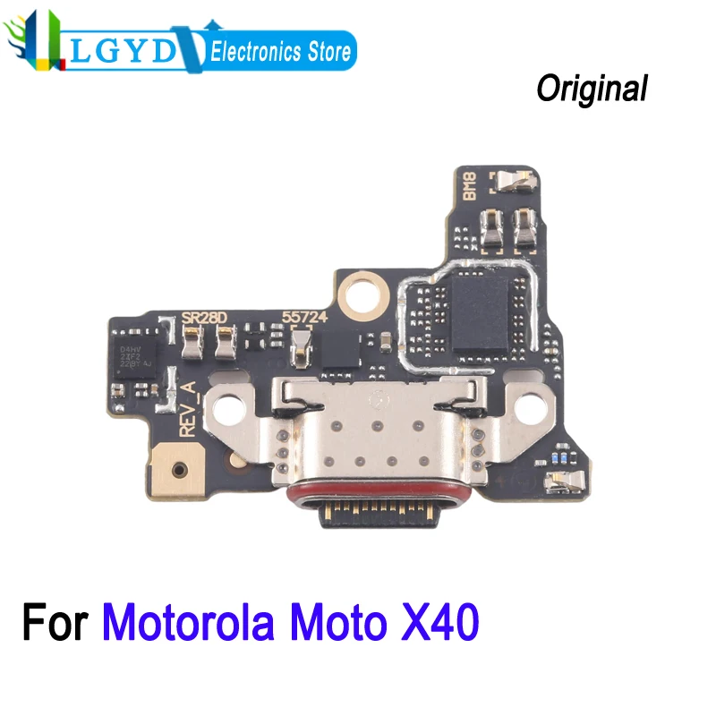 

Оригинальная плата порта зарядки для Motorola Moto X40 XT2301 2022, USB-док-станция для зарядки телефона, запасная часть