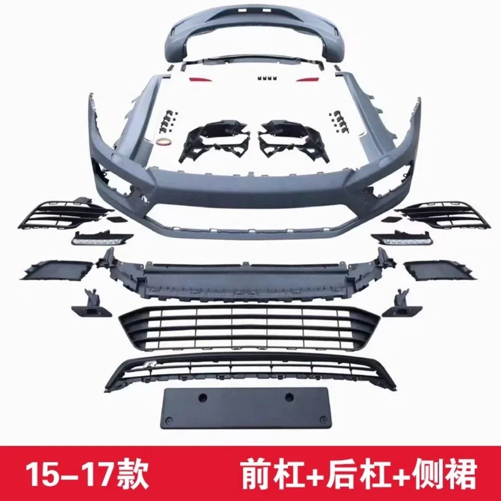 Body Kit for Volkswagen vw Scirocco 09-17 modified R Style Surround Front bumper Rear bumper Side Skirt Assembly Car Accessories