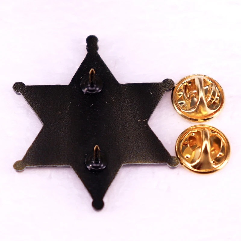 بروش المينا لعبة خمر ، شارة نجمة سداسية