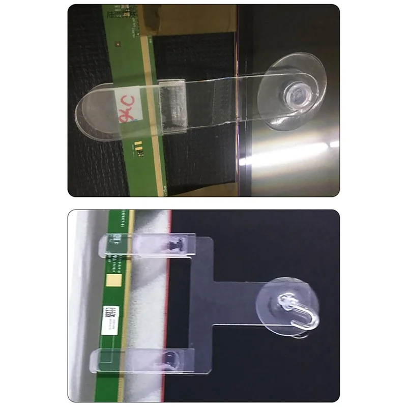 

B28C-2Pcs Anti-Breakage Clip Manual LCD PCP Clip OC Glass Clip Manual Adjustment Tool Single/Double Clamp