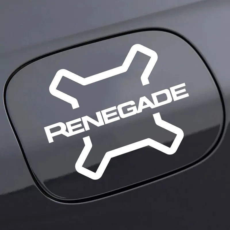 

Наклейка на крышку топливного бака автомобиля для JEEP Renegade SPORT LATITUDE UPLAND TRAILHAWK JEEPSTER ISLANDER, автомобильные аксессуары, виниловая пленка-деколь