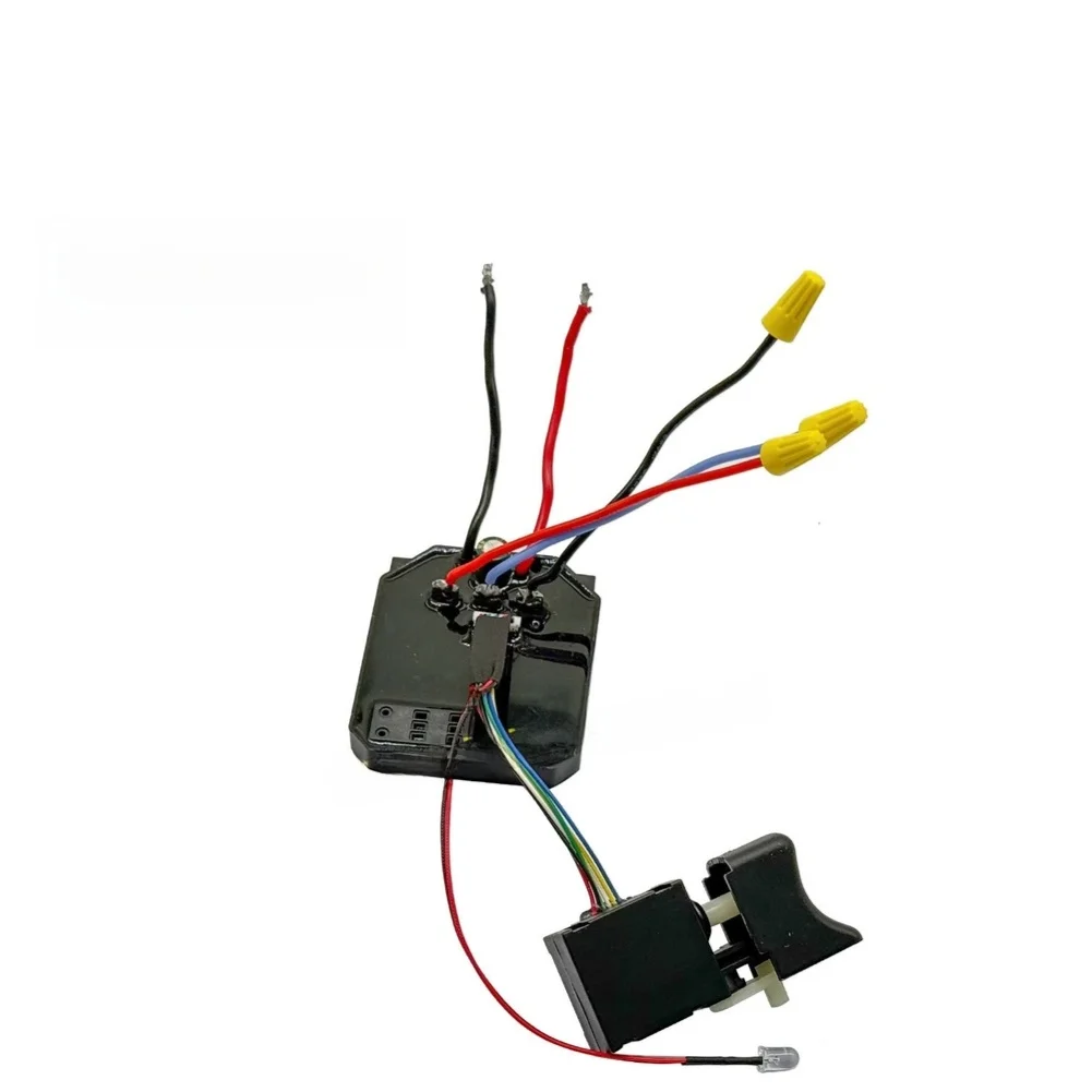 1pc 21V Brushless Electric Wrench Drive Control Board With Switch Tools Replacement Plastic Wrench Switch Set