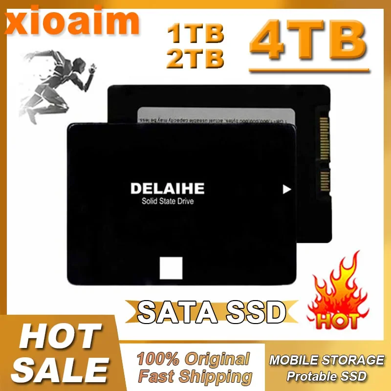 For Xiaomi 2024 New SSD Drive HDD 2.5 Hard Disk SSD 1TB 512GB 2TB 4TB HD SATA III Disk Internal Hard Drive for Laptop Computer