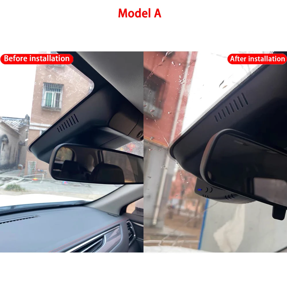 for Dodge Journey Trumpchi GAC GS5 GS4 Plus 2018-2025 4K 2160P Front Rear Camera Dash Cam Wifi Plug and Play Video Recorde