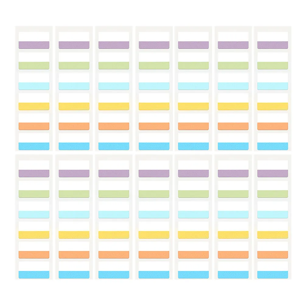 300Pcs Sticky Index Tabs Colored Page Markers Book Tabs Easy Peel Repositionable for Office School Taking and File