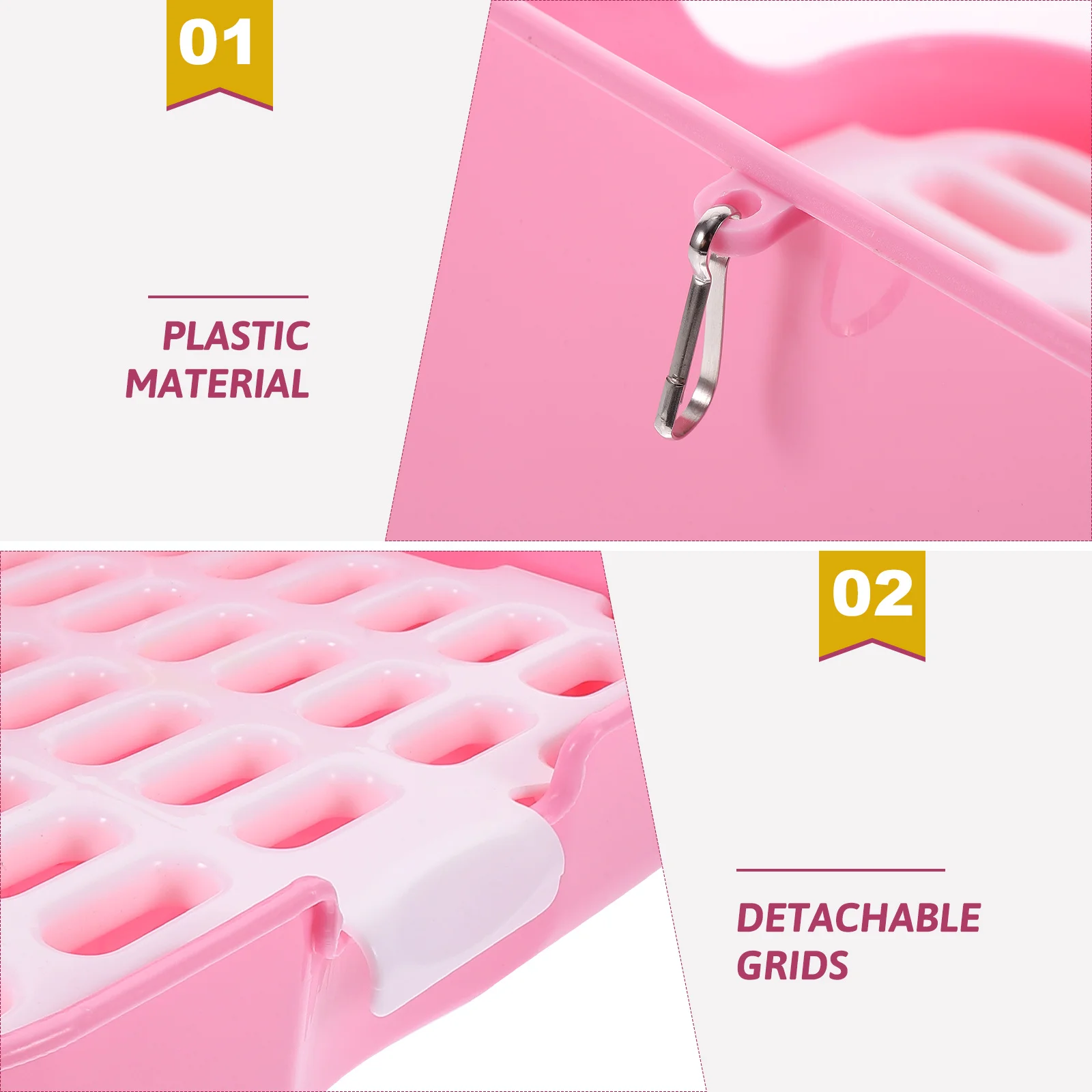 

Leak Proof Large Rabbit Litter Box Detachable Grids For Cats Hamsters Guinea Pigs Bunny Squirrels Small Animal Litter Cage