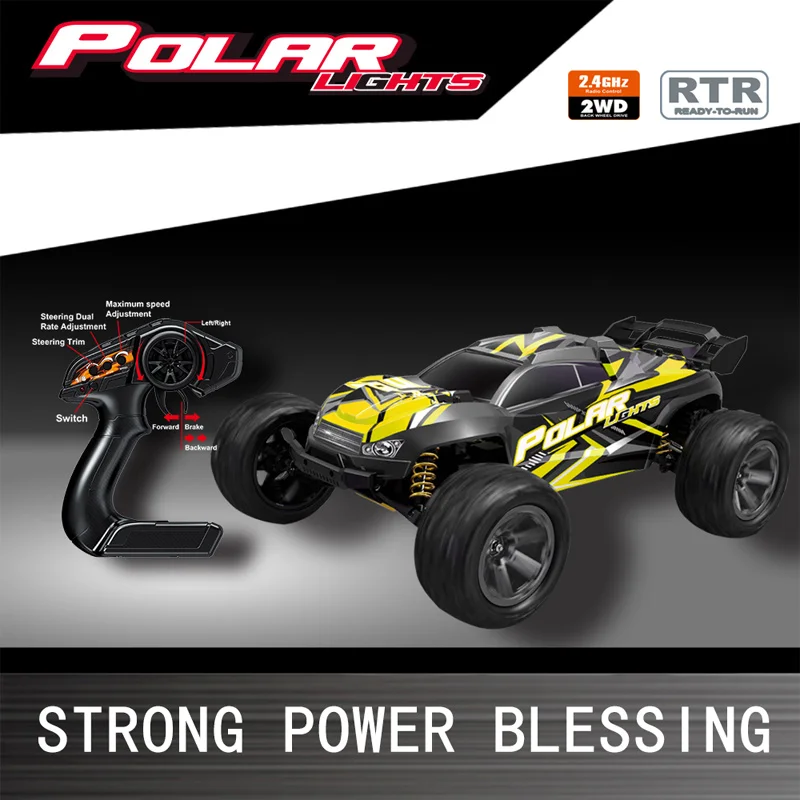 Hs10422 2.4g Rc 1/8 Full-scale Ad Alta Velocità Drift Telecomando Fuoristrada Auto 45 km/h Sterzo ImpermeabileSuper Ammortizzatore