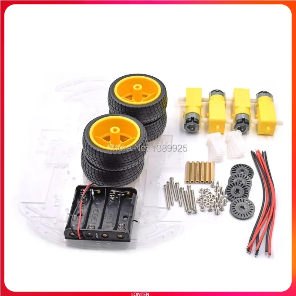 

4WD Smart Robot Car Chassis Kits with Strong Magneto Speed Encoder