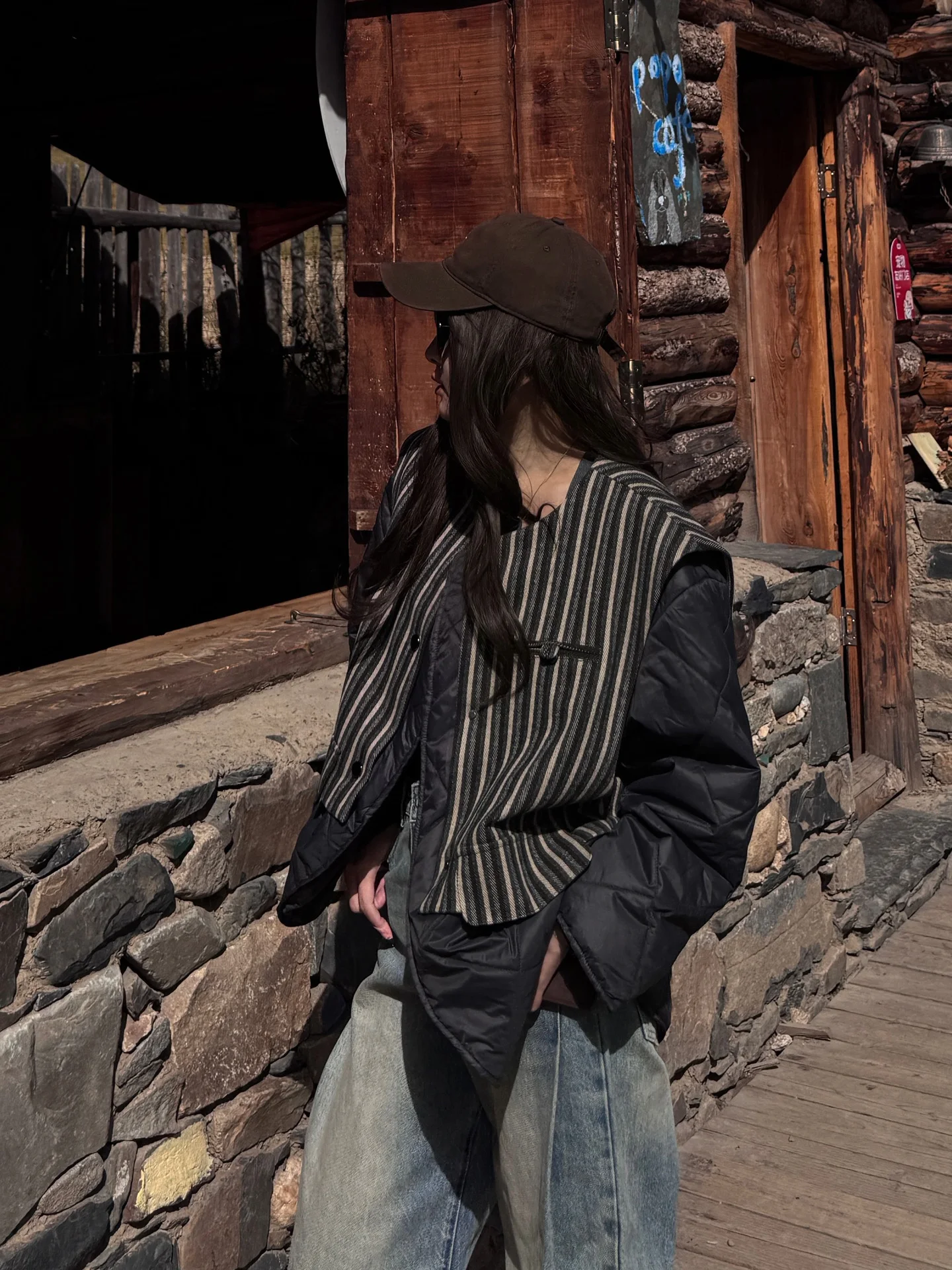 

LADYC Women's Autumn Winter Travel Versatile Loose Slimming Warm Soft Cotton Jaet Outerwear Faionable Commute Sle