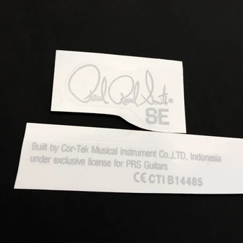 Waterslide PRS SE Gitarre Aufkleber Aufkleber Gitarre Peghead Logo