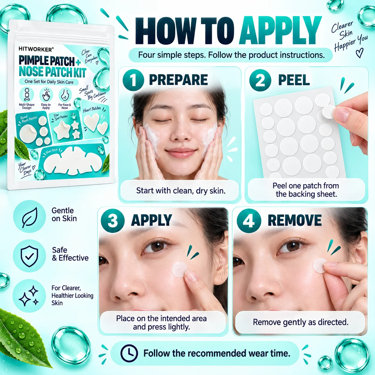 Kit de 146 Adesivos Hidrocoloi - Face Oil avaliação e preço