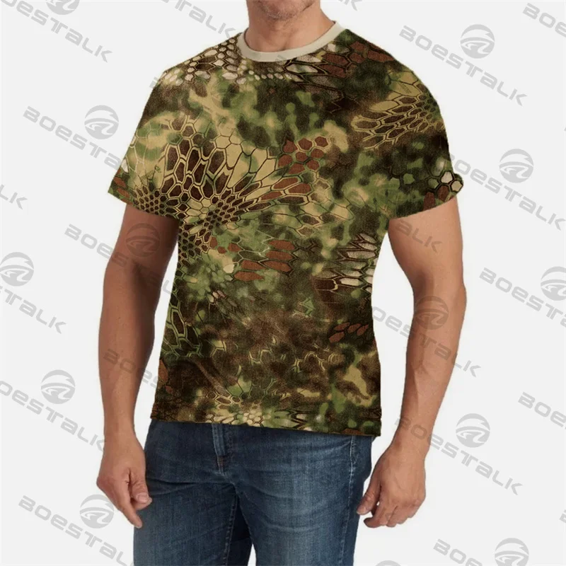 Summer Men's Fishing Short Sleeve Camouflage Shirts Uv Protection Fishing Clothing Upf 50+ Rash Guard Fishing Swim T-Shirt