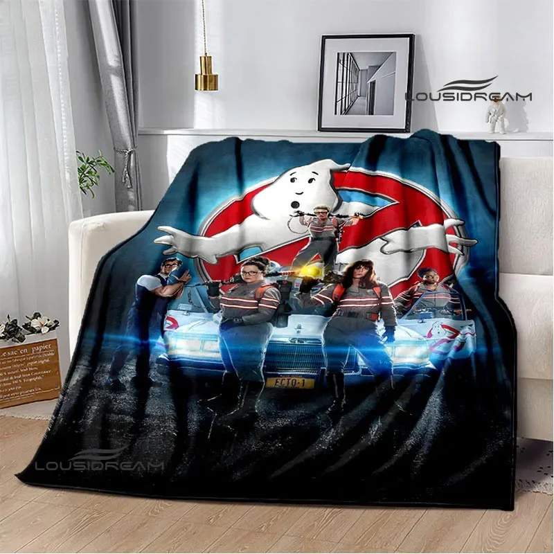

G-Ghostbusters Cartoon printed blanket Warm Flannel Blankets Soft and Comfortable Home Travel Blanket bed linings Birthday Gift