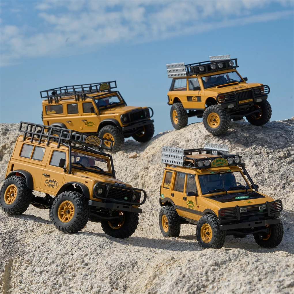 1/24 RC Car fo FMS 1:24 FCX24M Land Rover Camel Trophy Edition RTR Defender 90 110 First Generation Range Rover Discovery RC Car