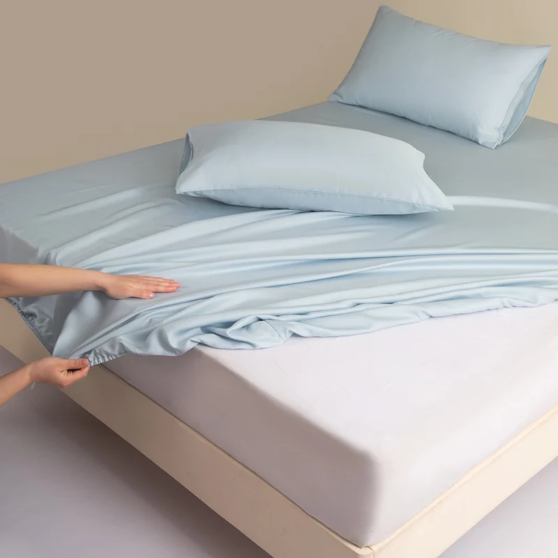 

Простыня из чистого шелка шелковицы, одинарная, двойная, King Queen Size, наматрасник, роскошные высококачественные простыни из 100% шелка 160/200