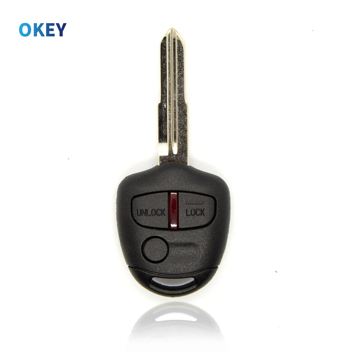 Okey Remote Car Key Shell For Mitsubishi Lancer EX Evolution Grandis Outlander Triton Pajero ASX MIT11/MIT8 Uncut Blade 2/3 BT