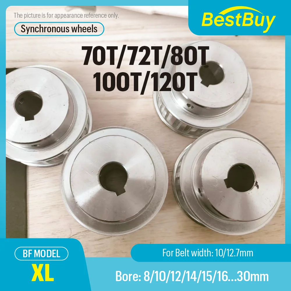 

Шкив синхронизации XL BF типа 70T/72T/80T/100T/120T, диаметр отверстия 8/10/12-30 мм, для синхронного ремня шириной 10 мм