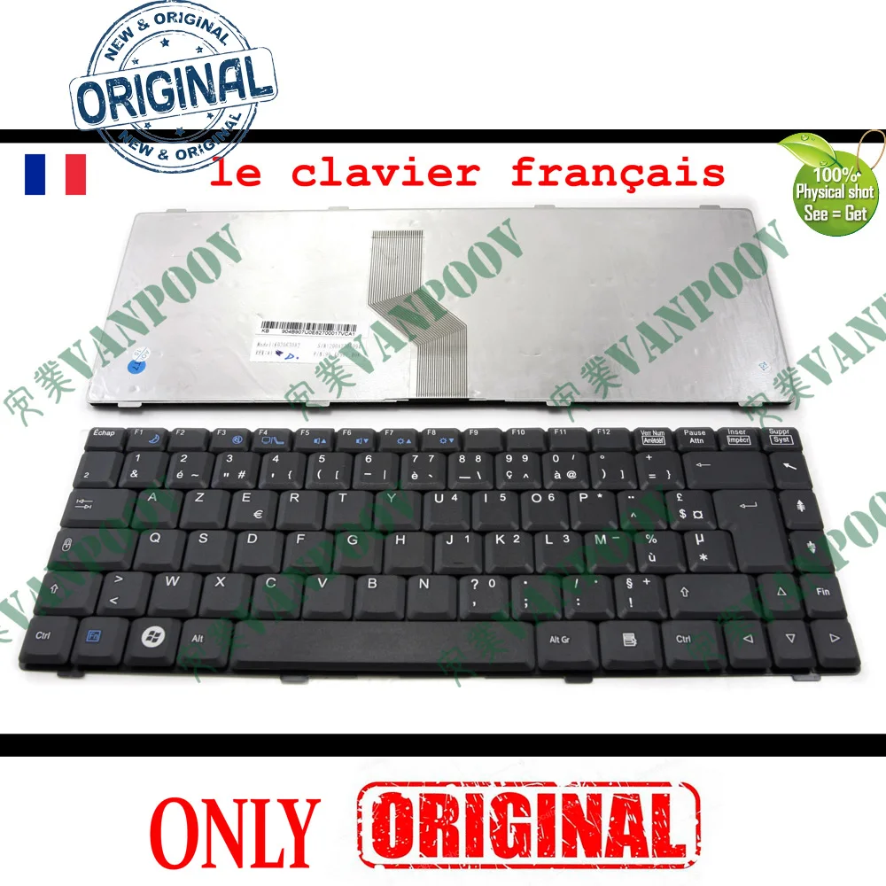 New FR Notebook Laptop Keyboard for Fujitsu Amilo Li1718 Li1720 Li2720 Li2727 Black French Clavier AZERTY Version - K020630B3