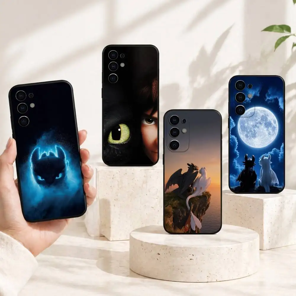 How to Train Your DragonS Phone Case For Samsung S25,S24,S21,S22,S23,S30,Ultra,S20,Plus,Fe,Lite,Note,10,Black Cover