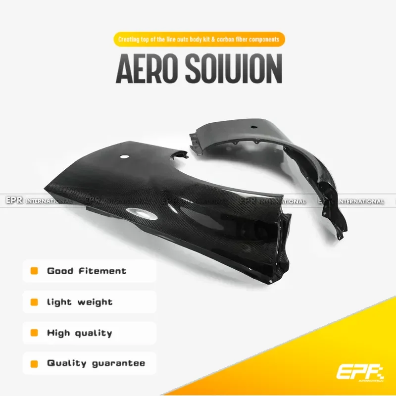 Car-styling OEM Front Fender With Hole Glossy Fibre Wheel Arch Auto Body Kit Fit For Mazda MX5 NC NCEC Roadster Miata