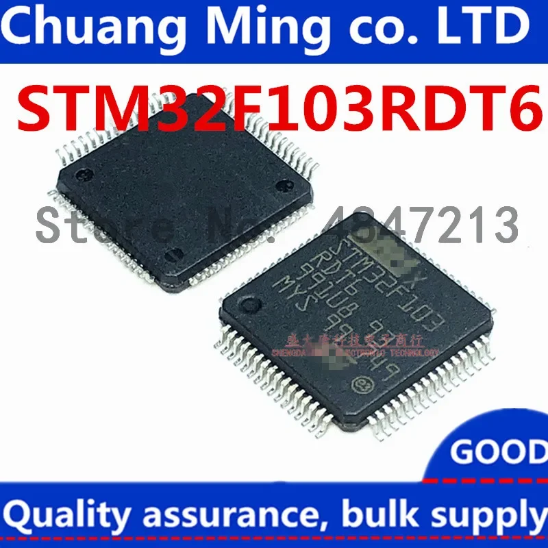 Free Shipping 10pcs/lots STM32F103RDT6 STM32F103 LQFP-64 IC In stock!