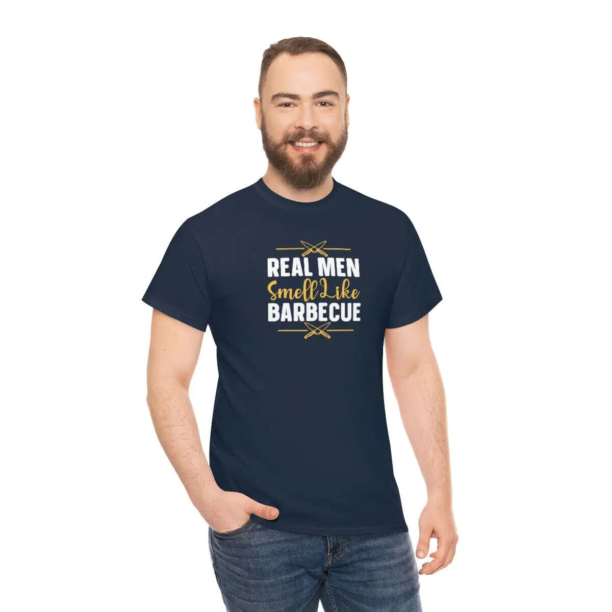 

Real Men Smell Like Barbecue T-shirt