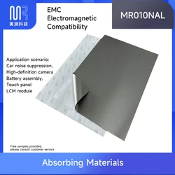 Autocollants de matériau absorbant EMI, feuille de ferrite RFID, haute mort, blindage au micro-ondes, autocollants antimagnétiques, NDavid, faible mort