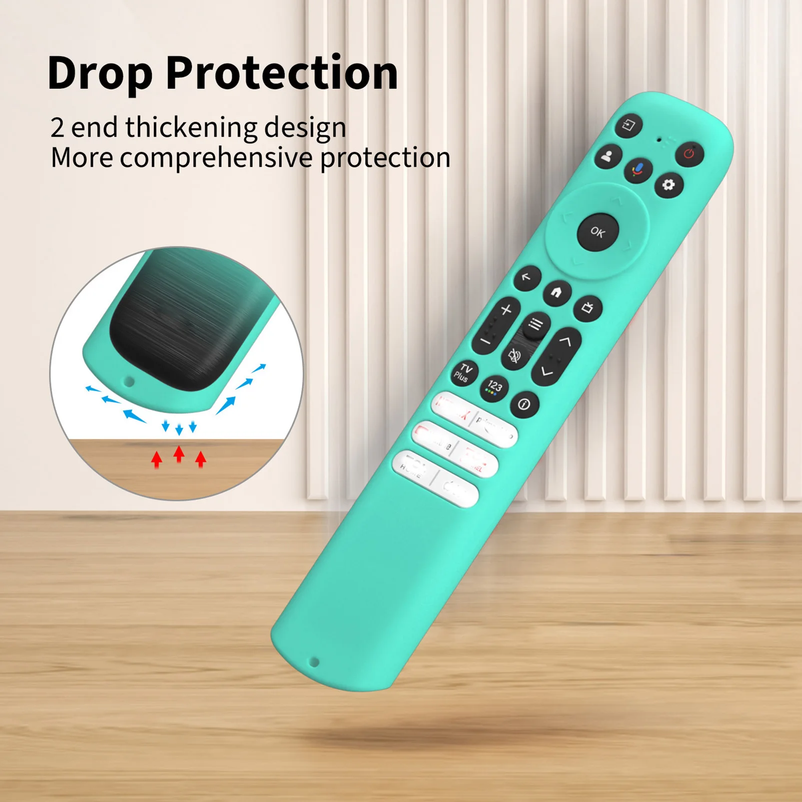 

Silicone Remote Control Case Protective Cover Shockproof Sleeve For TCL RC813 FMB1/RC923 FMB3/RC902V FMR1 FMR4 FMR5 Smart TV