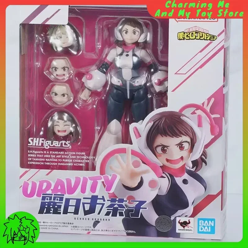 

Genuine Bandai My Hero Academia Ochaco Uraraka Pvc Action Figures Model Anime Merchandise Articulated Desktop Decoration Gifts