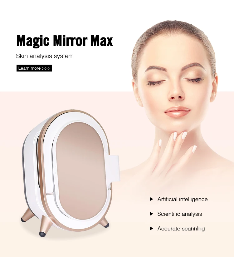 2023 hot selling Professional Mirror 3D Skin Analyzer Machine Portable Camera Digital Face Tracking Magic Mirror Skin Analyzer B