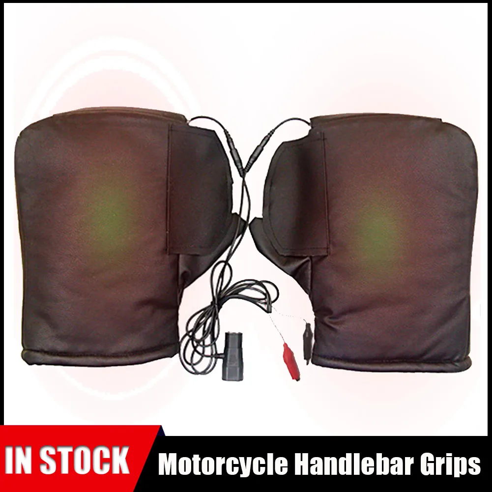 

USB Motorcycle heated Handlebar Muffs Winter Equipment Mitts Warmer Gloves Waterproof Handmuffs Electric Car Hand Warmer Covers