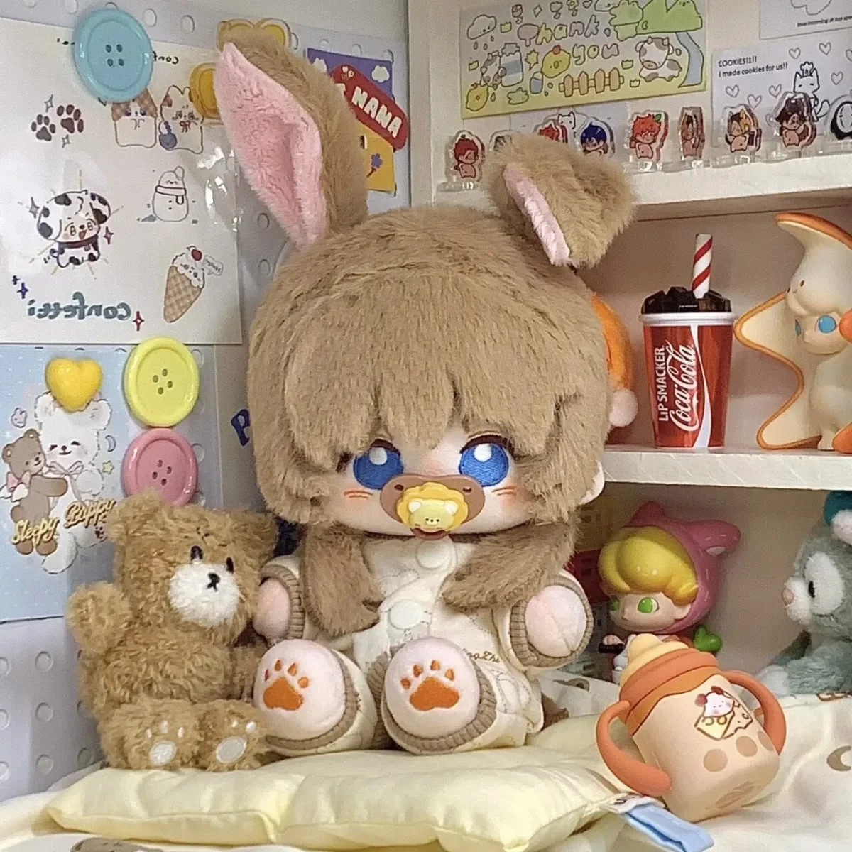 Stuffed 20cm Game Arknights Amiya Cosplay Plush Doll Toys for Fan Collection or Kids Friends Perfect Birthday Gift