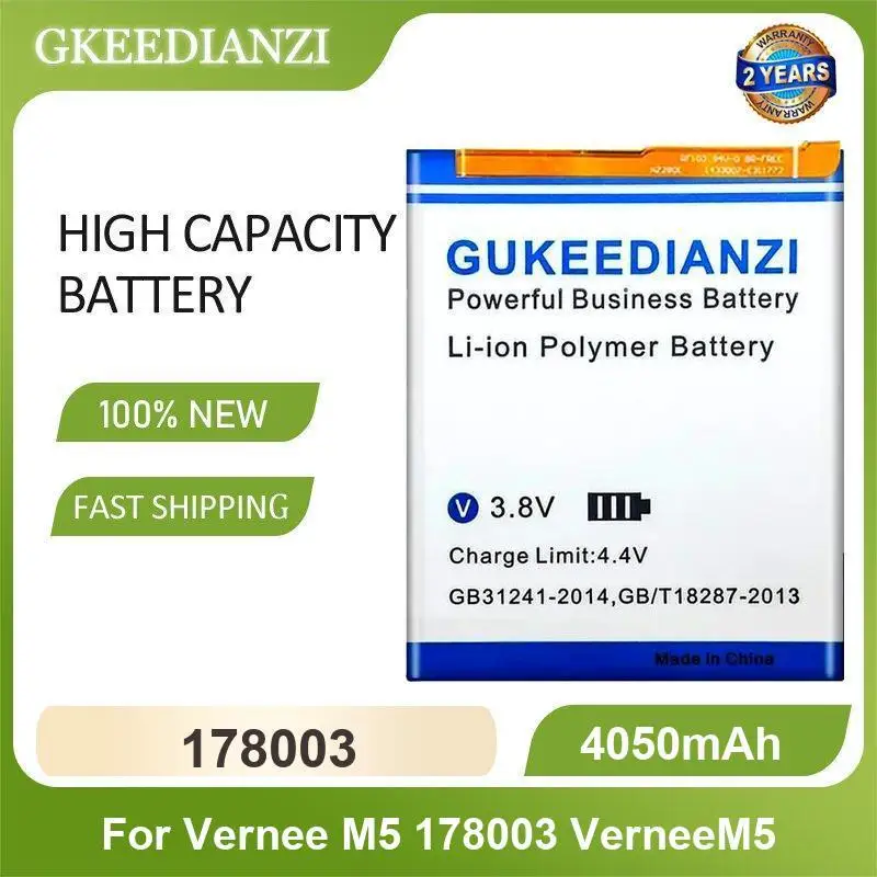 Battery For Vernee Thor Mix 2 E MTK6753 Mars Pro Apollo Lite SD456074PE M5 178003 DOOGEE 476180P T3 X1