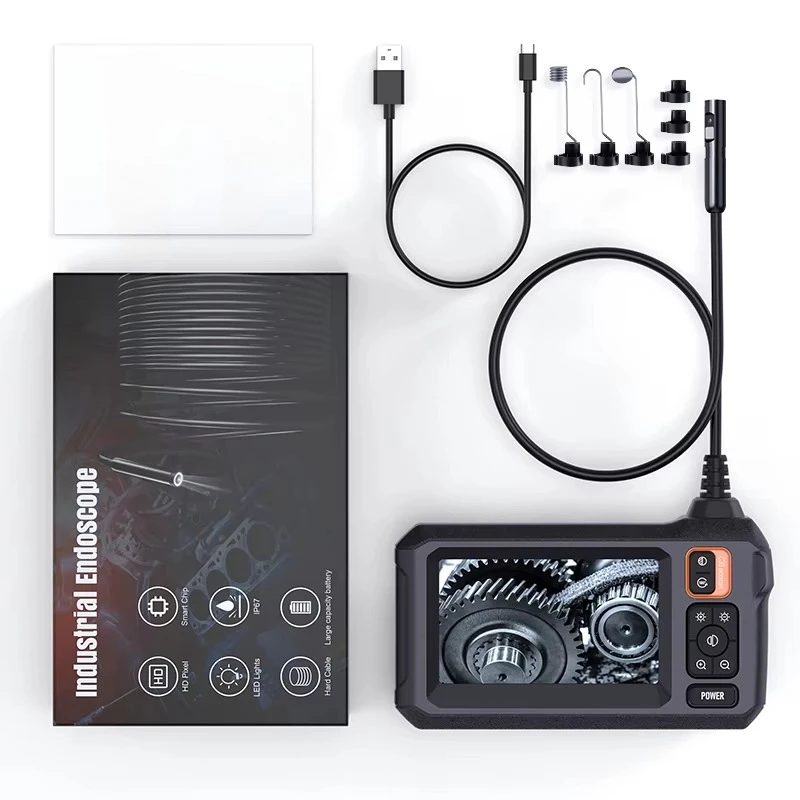 

Rigid Endoscope 2.7cm Short Module 4.3Inch 8LED Sewer Pipe