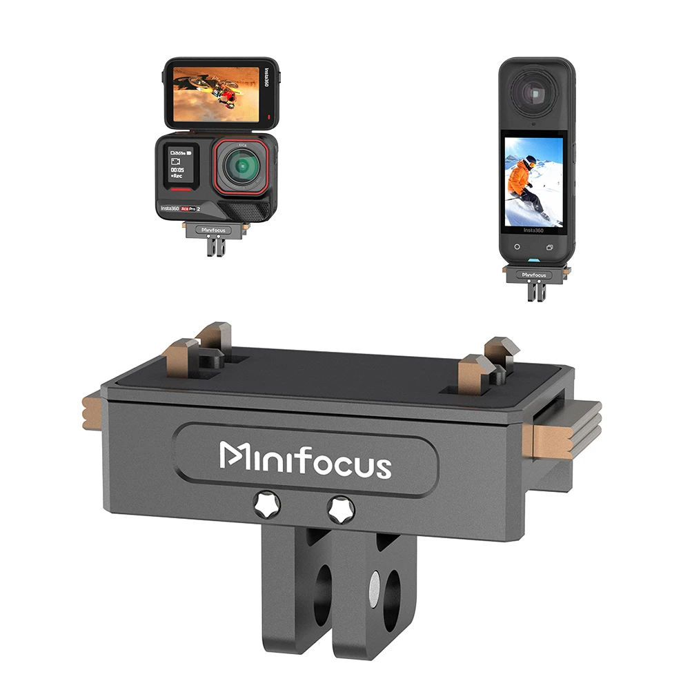 �y�Z�[�����zMinifocus ���C�A�_�v�^�[�}�E���g Insta360 X5 X4 Ace Pro 2 �A�N�V�����J�����p�N�C�b�N�����[�X�}�E���g�����x�[�X�T�|�[�g�A�N�Z�T���[