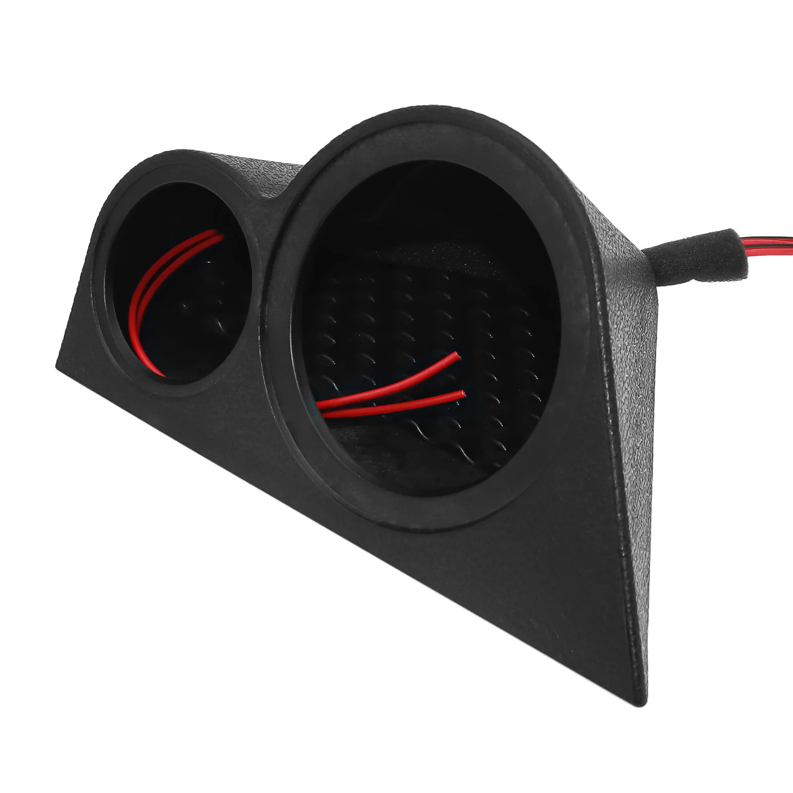 Soporte de bocina de audio para coche de 3,5 pulgadas, Base de altavoces de rango medio, soporte de molde invertido de frecuencia de 3 vías para reproductores de DVD/CD de coche