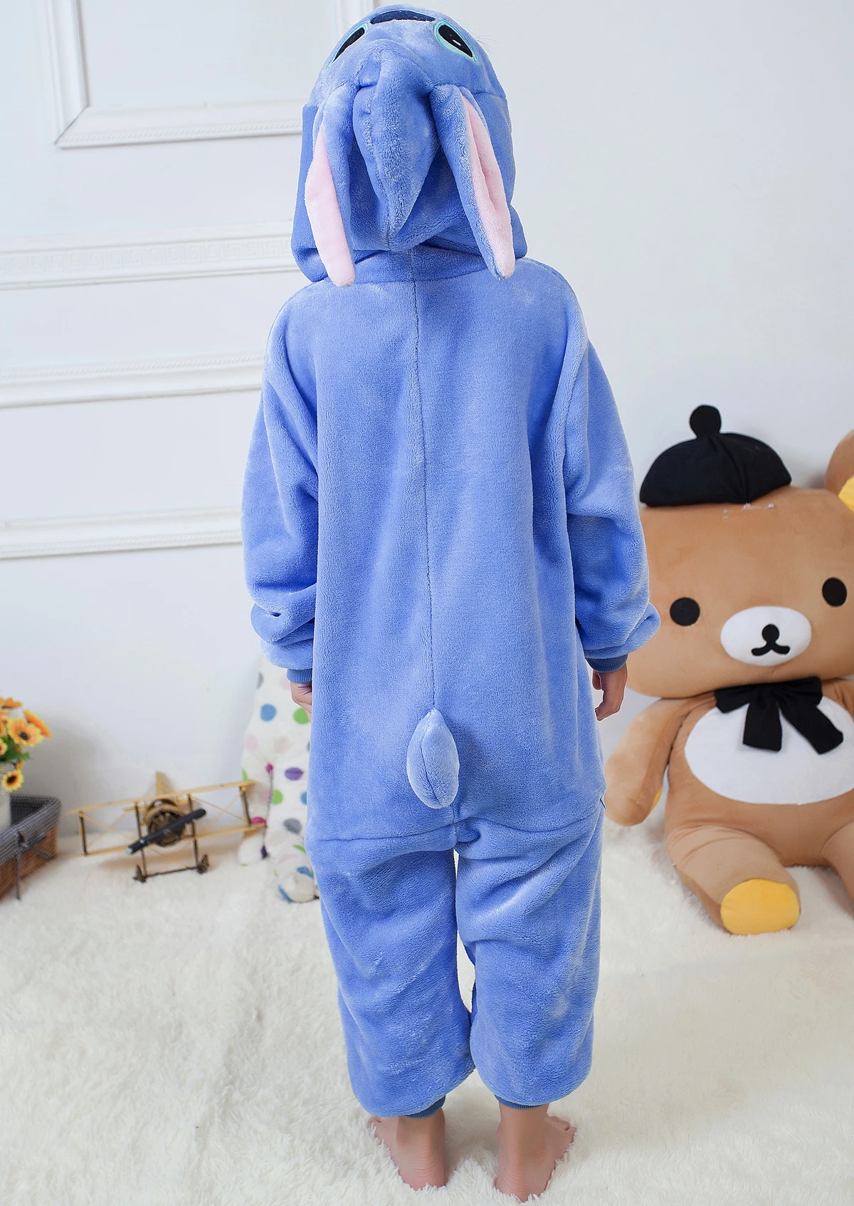 Kigurumi الاطفال غرزة الحيوان الكرتون منامة الأطفال ملابس خاصة الفتيات الفتيان نيسيس تأثيري ازياء لعيد الميلاد حفلة الهالوين