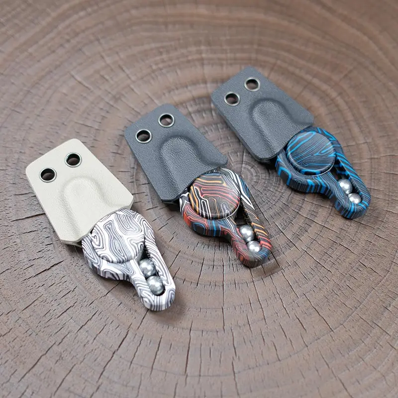 MLDEDC Lightning Pig G10 Juguete de descompresión giratorio mecánico de doble hoja