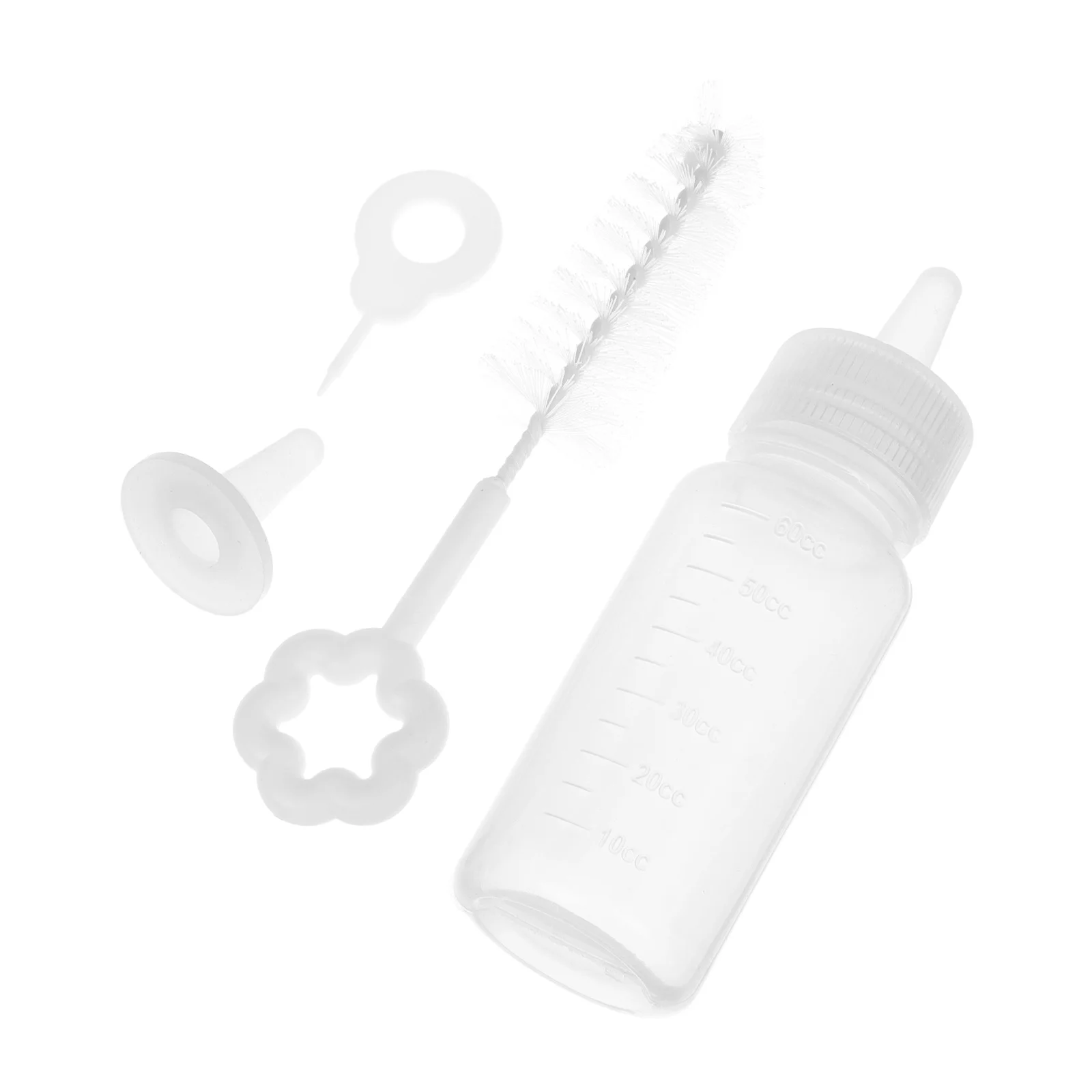 

1 set Pet Nursing Silicone Puppy Feeding Bottle With Scale Kitten Milk Feeder For Small Animals Dog Water Bottle