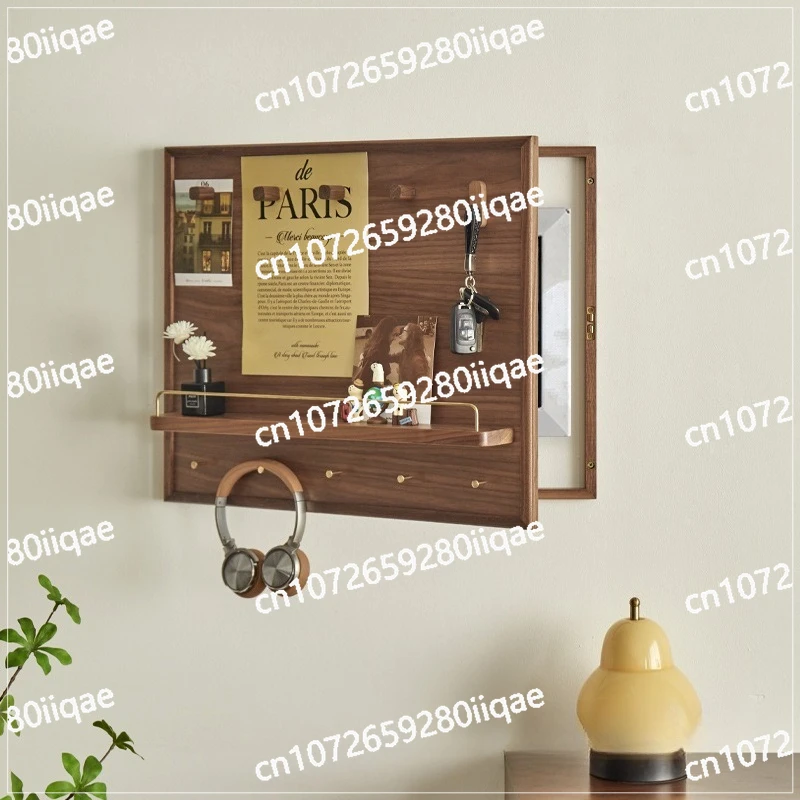 

Decorative Painting with Switch Box, Meter Box Rack, Solid Wood Storage Type