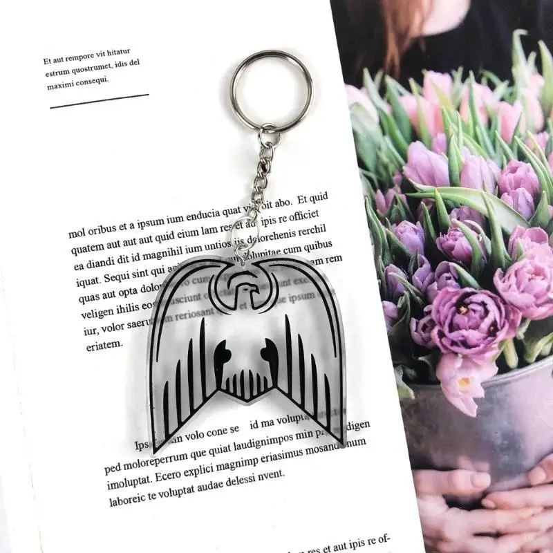 A52E Anhängerform Tonformen Adlerförmige Silikon-Schlüsselanhänger-Formen Silikonmaterial Perfektes Geschenk für – Detail 3