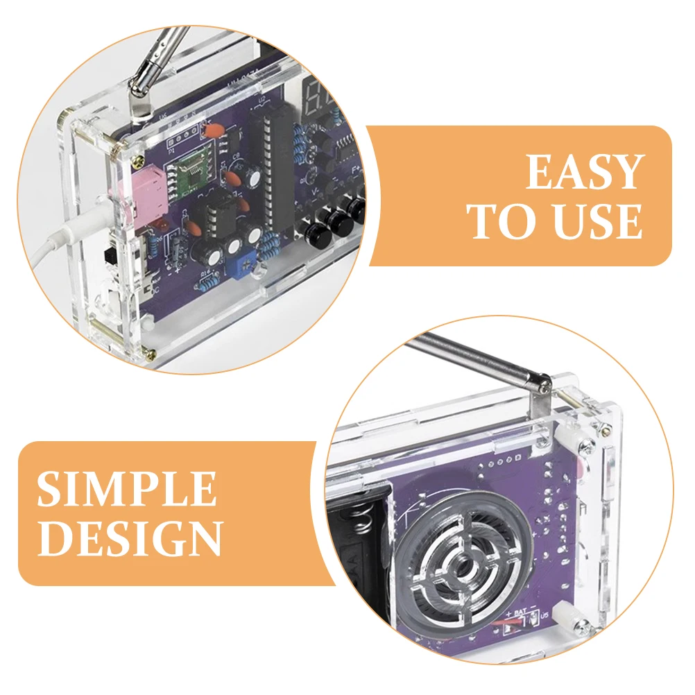 

Radio Assembly Diy Solder Practice Fm Circuit Board Microcontroller Soldering Project Kit For Adults Electronic Projects Build