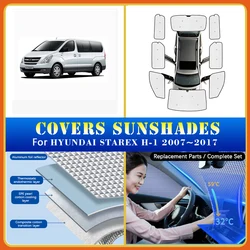 Car Sunshade Cover For Hyundai Starex H-1 2007-2017 Parasol Sun Visor Sunscreen Window Coverage Summer Sunshades Auto Accessorie