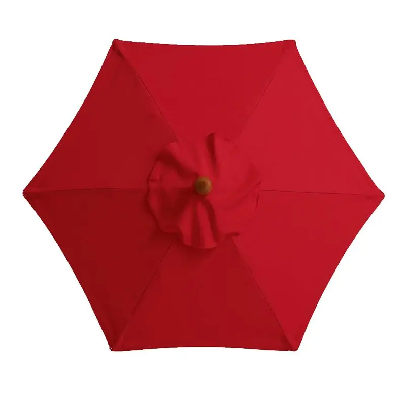 2/2.7/3M Outdoor Umbrella Garden Cover Parasol Replacement Umbrella Surface Rainproof Sunshade Canopy Garden Sun Shelter