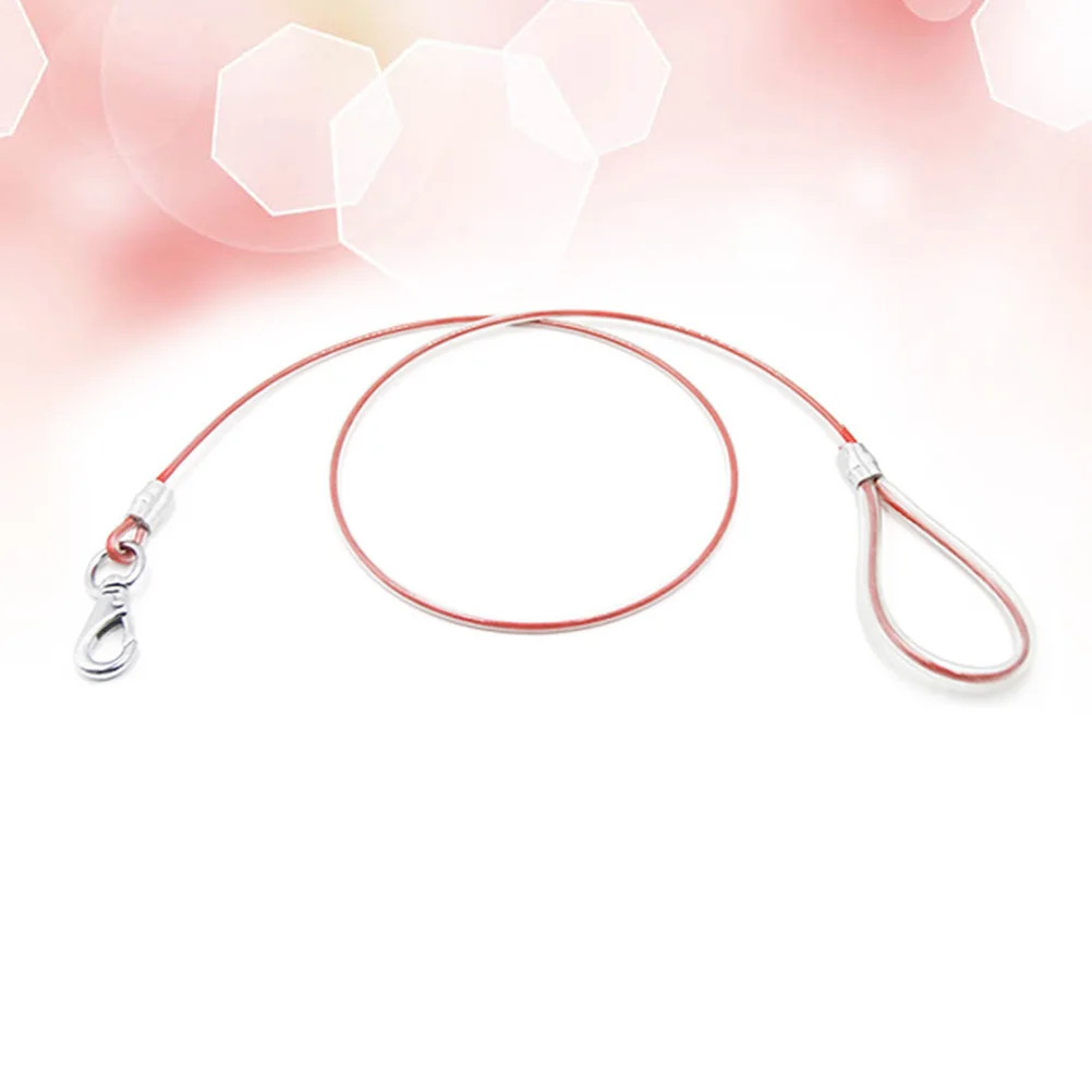 

Waterproof Pet Leash For Dogs Premium Steel Wire Anti-Bite Durable Light Strong Training Clean Outdoor Golden