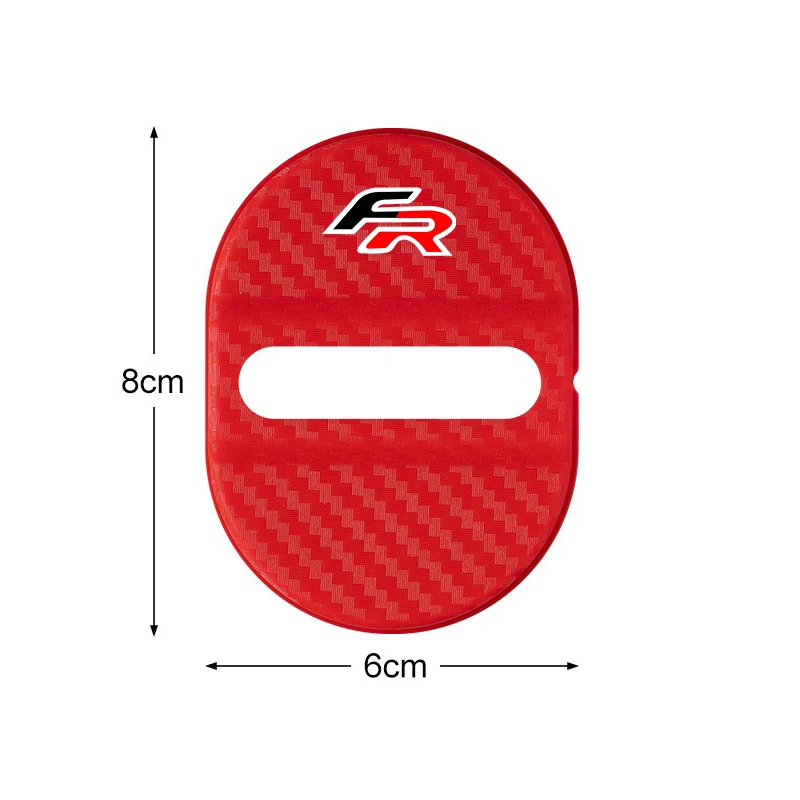 Silicone Car Door Lock Buckle Protection Cover Elastic For Seat FR Leon Ibiza Altea Exe Mk2 Mk3 Alhambra Decoration Accessories