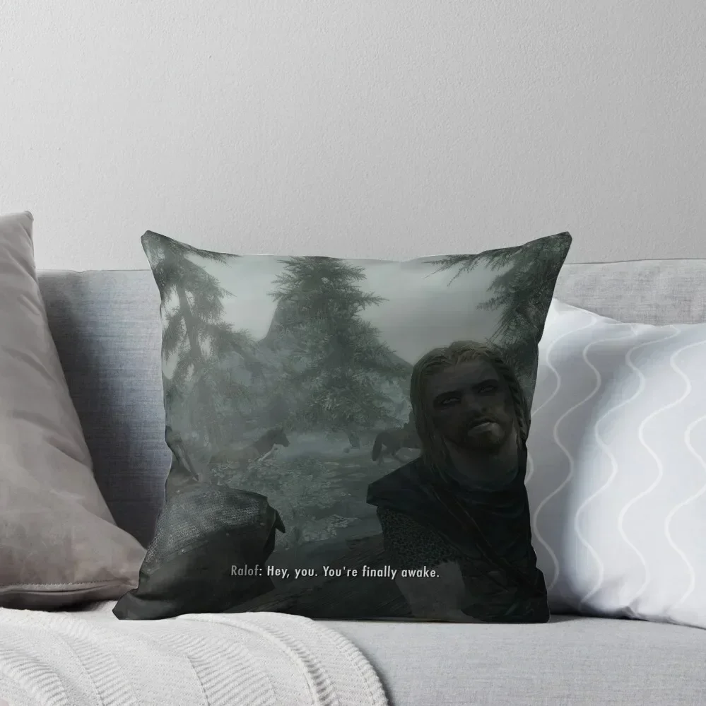 

Hey you. Your finally awake. Throw Pillow Decorative pillow case Decorative Cover For Living Room sleeping pillows pillow