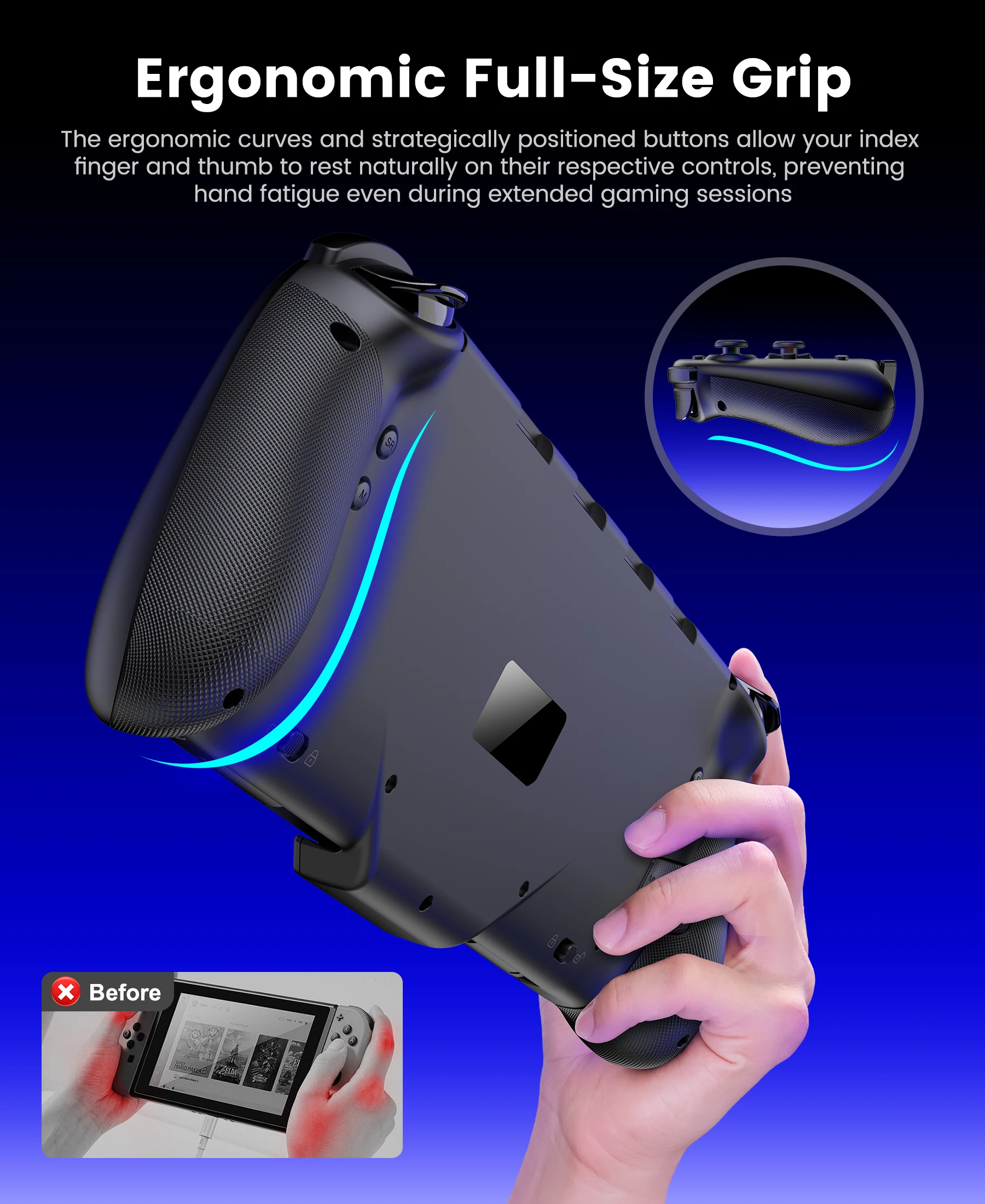 BEBONCOOL JC400 Gamepad for Switch2,Wireless Controller with Turbo