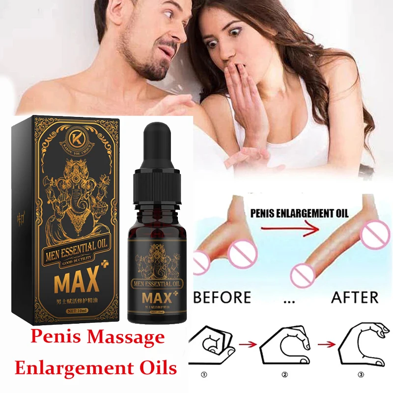 Man Penis Enlargement Oil Thickening Increase Growth Gel Male Big Dick stronger Erection Massag Essential Oils Sex Adut Products