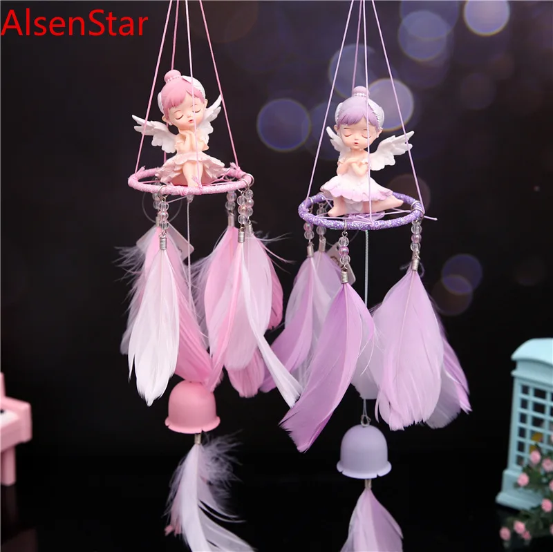 

Cute Ballet Girl Wind Chimes Student Children Gift Resin Crafts Garden Hanging Ornament Wind Bell Pendant Home Decoration